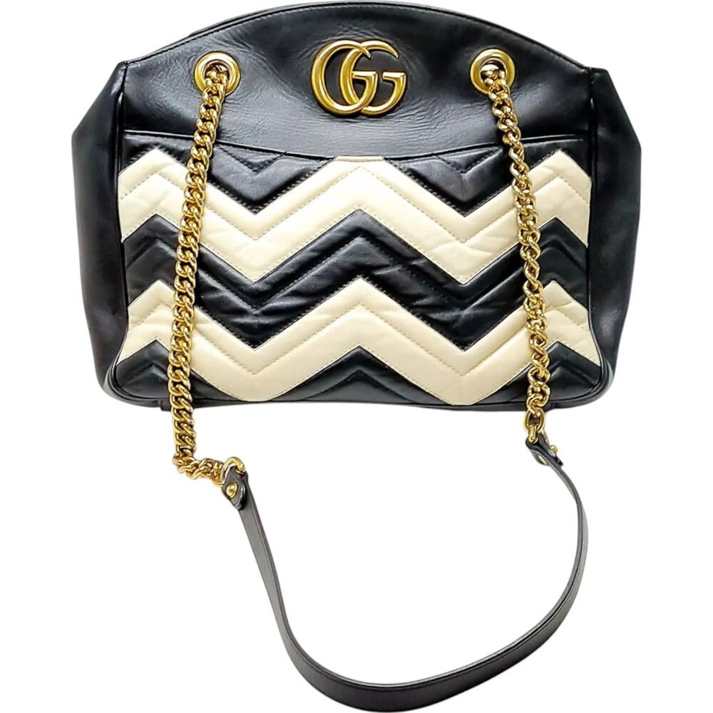 678672BA (X6) Gucci Shoulder Bag Black Leather